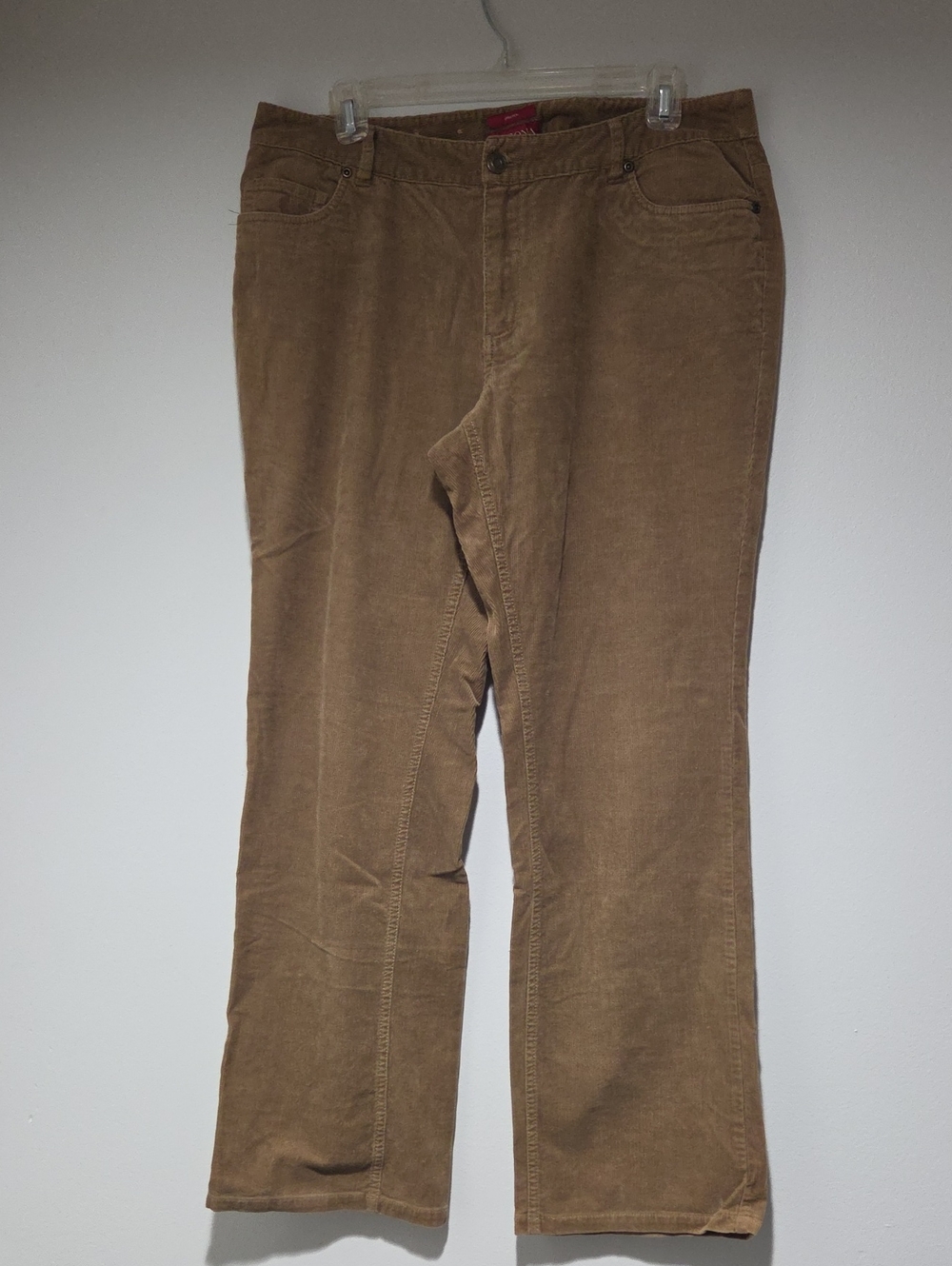 Ladie's Merona Tan Corduroy Pants Size 14